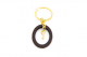 جاسوئیچی چرم و طلا طرح کلید و قلب کد K026