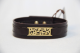 دستبند چرم و طلا طرح کلاسیک مردانه فرم پیچک کد OT023